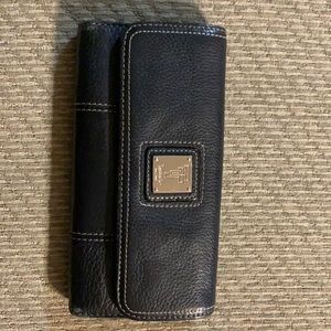 Tignanello black leather wallet